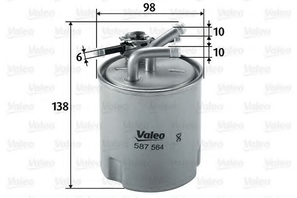 VALEO Fuel Filter 11181659 - VALEO