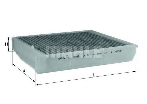 MAHLE Filter, interior air 11664034 - MAHLE