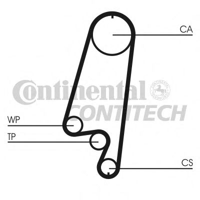 CONTINENTAL CTAM Timing Belt Set 4028394 - CONTINENTAL CTAM