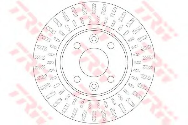 TRW Brake Disc 11107665 - TRW