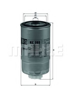 MAHLE Fuel filter 11663530 - MAHLE
