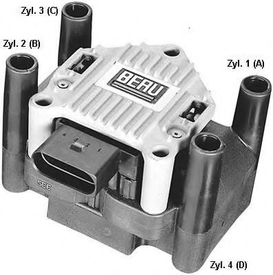BorgWarner (BERU) Ignition Coil 11648831 - BorgWarner (BERU)