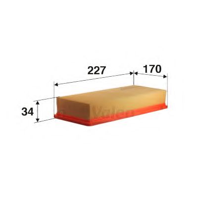 VALEO Air Filter 11181088 - VALEO
