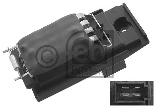 FEBI BILSTEIN Resistor, interior blower 11592205 - FEBI BILSTEIN
