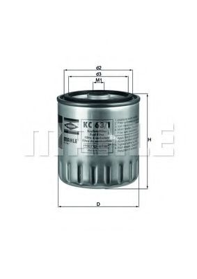 MAHLE Fuel filter 4645595 - MAHLE