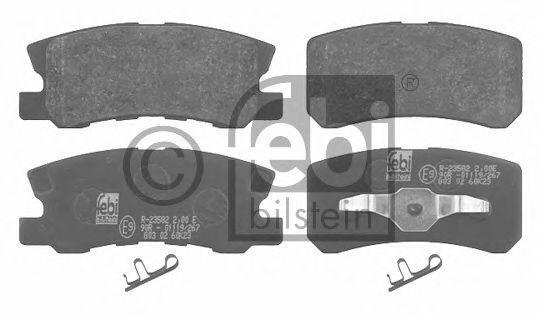 FEBI BILSTEIN Brake Pad Set, disc brake 11571204 - FEBI BILSTEIN