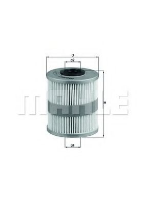 MAHLE Fuel filter 4030025 - MAHLE