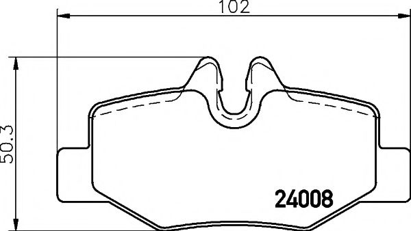 TEXTAR Brake Pad Set, disc brake 11422996 - TEXTAR