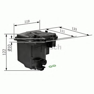 BOSCH Fuel filter 10108891 - BOSCH