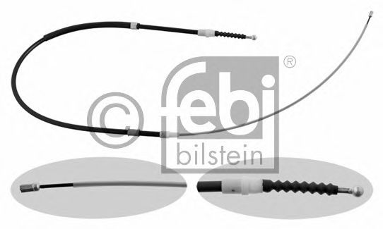 FEBI BILSTEIN Cable Pull, parking brake 11582027 - FEBI BILSTEIN