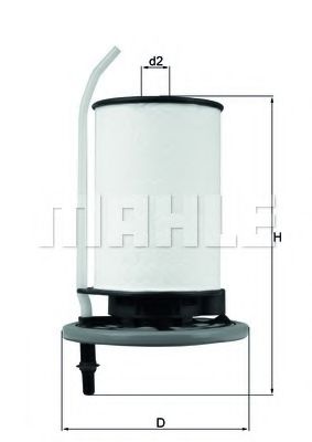 MAHLE Fuel Filter 11474422 - MAHLE