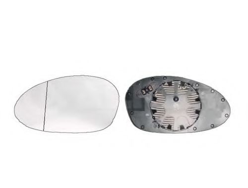 ALKAR Mirror Glass, outside mirror 30103880 - ALKAR