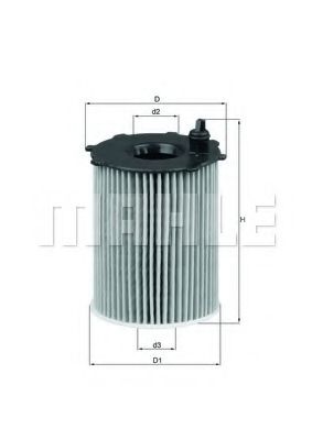 MAHLE Oil Filter 3414356 - MAHLE