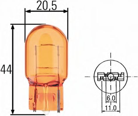 HELLA Bulb, direction indicator 10294945 - HELLA