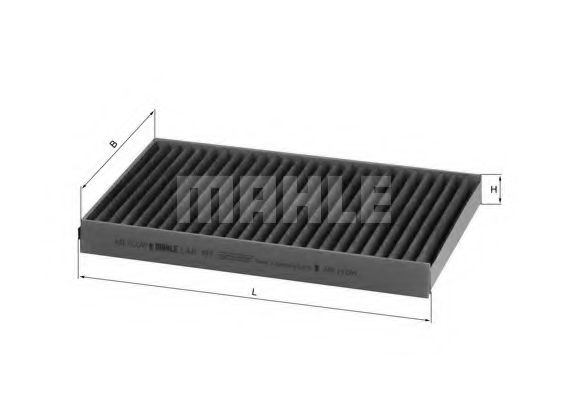 MAHLE Filter, interior air 11663982 - MAHLE
