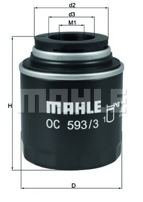 MAHLE Oil Filter 11083146 - MAHLE