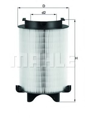 MAHLE Air Filter 3387397 - MAHLE