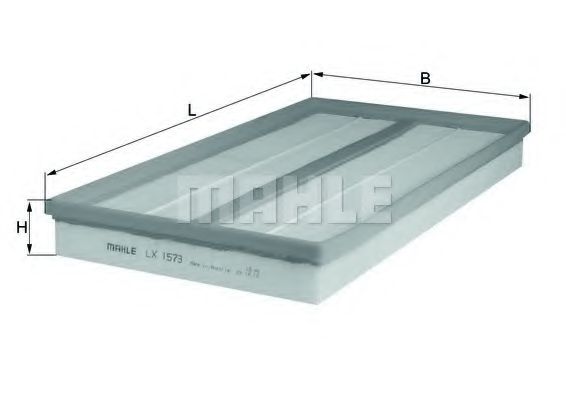 MAHLE Air Filter 11664171 - MAHLE