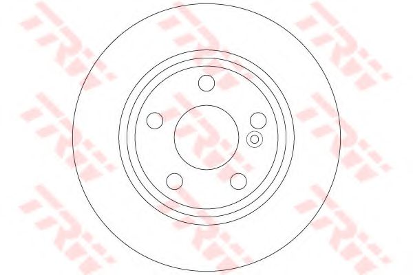 TRW Brake Disc 11107607 - TRW