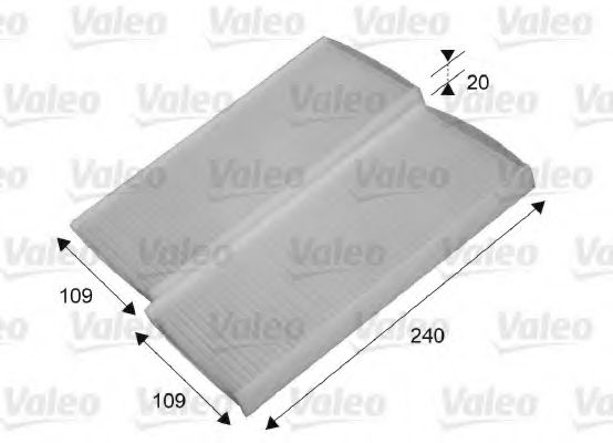 VALEO Filter, cabin air 10231625 - VALEO