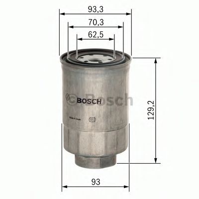 BOSCH Fuel filter 10109842 - BOSCH