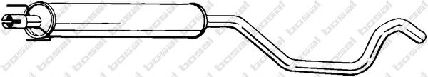 BOSAL Middle Silencer 11652939 - BOSAL