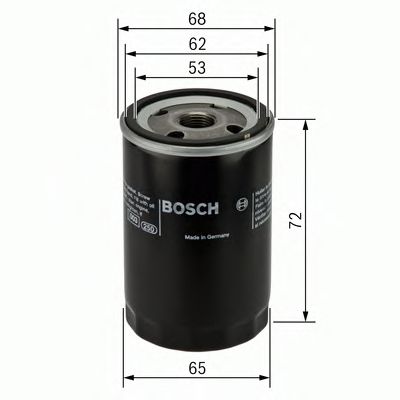BOSCH Oil Filter 10109160 - BOSCH