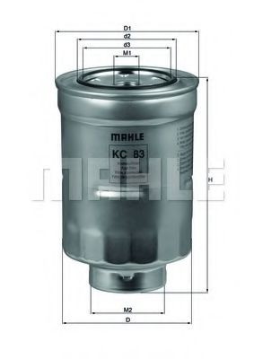 MAHLE Fuel filter 11082167 - MAHLE