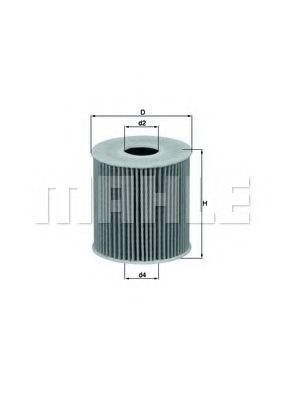 MAHLE Oil Filter 3461282 - MAHLE