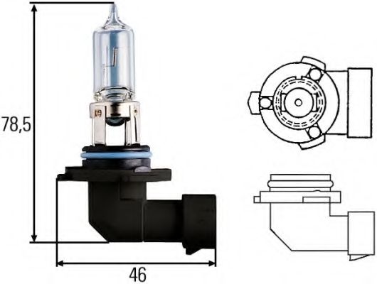 HELLA Bulb, headlight 10294837 - HELLA