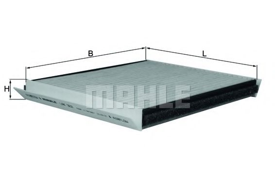 MAHLE Filter, interior air 11409386 - MAHLE