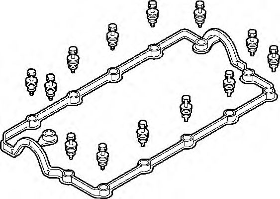 ELRING Gasket Set, cylinder head cover 11658955 - ELRING