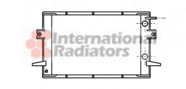 VAN WEZEL Radiator, engine cooling 30066075 - VAN WEZEL