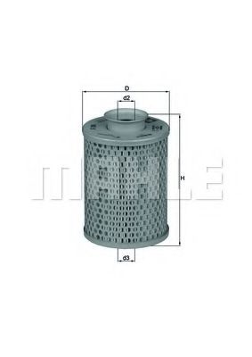 MAHLE Hydraulic Filter, steering system 11663504 - MAHLE