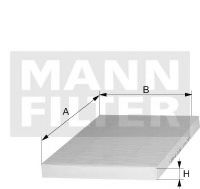 MANN-FILTER Filter, interior air 11604908 - MANN-FILTER