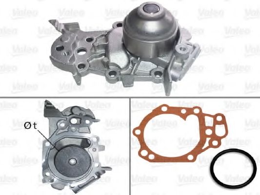 VALEO Water Pump, engine cooling 10138330 - VALEO
