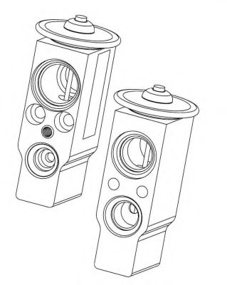 NRF Expansion Valve, air conditioning 11484123 - NRF