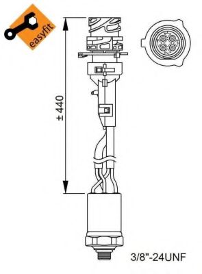 NRF Pressure Switch, air conditioning 11943007 - NRF