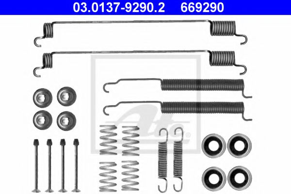 ATE Accessory Kit, brake shoes 10120925 - ATE