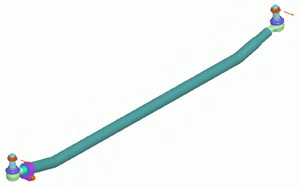 LEMFORDER Tie Rod 10833022 - LEMFÖRDER