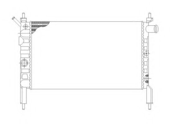NRF Radiator, engine cooling 11545139 - NRF