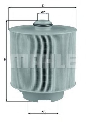 MAHLE Air Filter 12858271 - MAHLE
