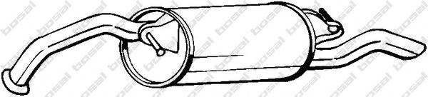 BOSAL End Silencer 11650672 - BOSAL