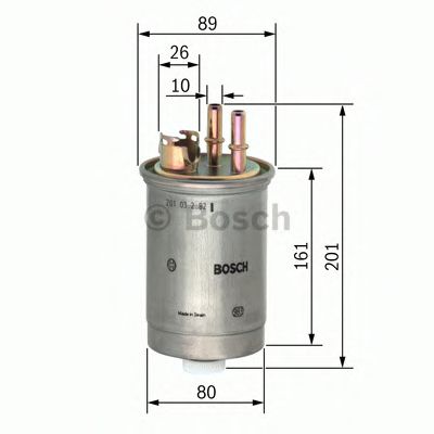 BOSCH Fuel filter 10099755 - BOSCH