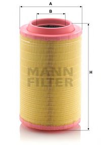 MANN-FILTER Air Filter 10849750 - MANN-FILTER