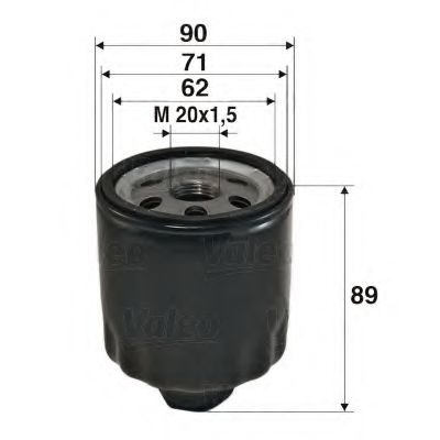 VALEO Oil Filter 11181386 - VALEO