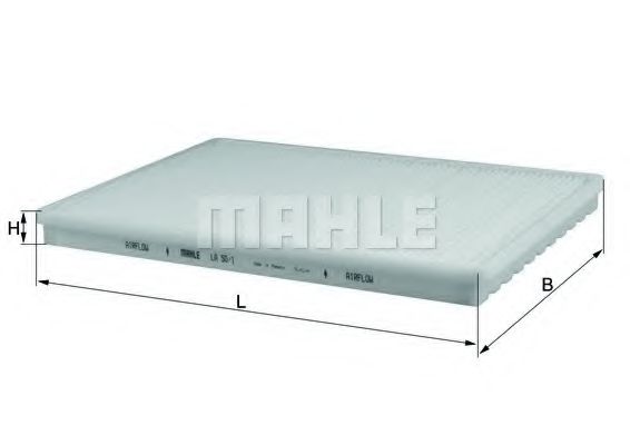 MAHLE Filter, interior air 13180202 - MAHLE