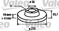 VALEO Brake Disc 10446891 - VALEO