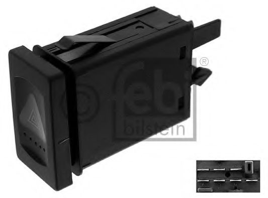 FEBI BILSTEIN Hazard Warning Light Switch 11591604 - FEBI BILSTEIN