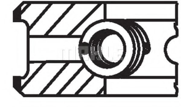 MAHLE Piston Ring Kit 11074524 - MAHLE